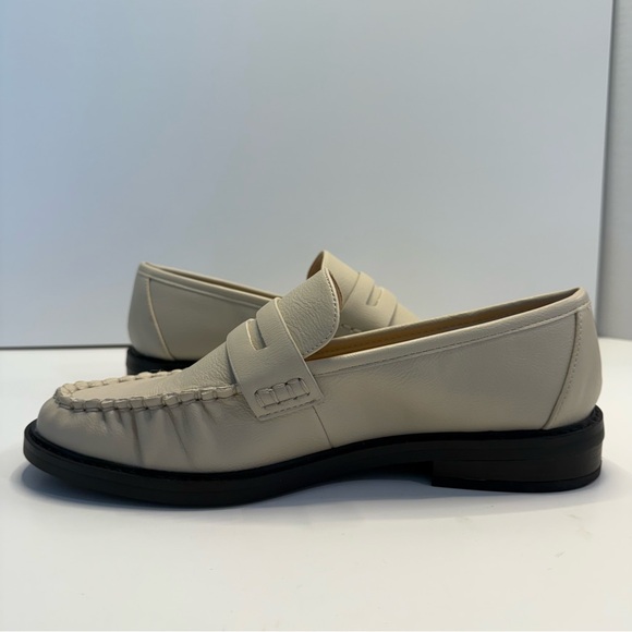 LOFT Penny Loafers Slip-On Flats Women’s Size 8 Cream - Picture 7 of 12